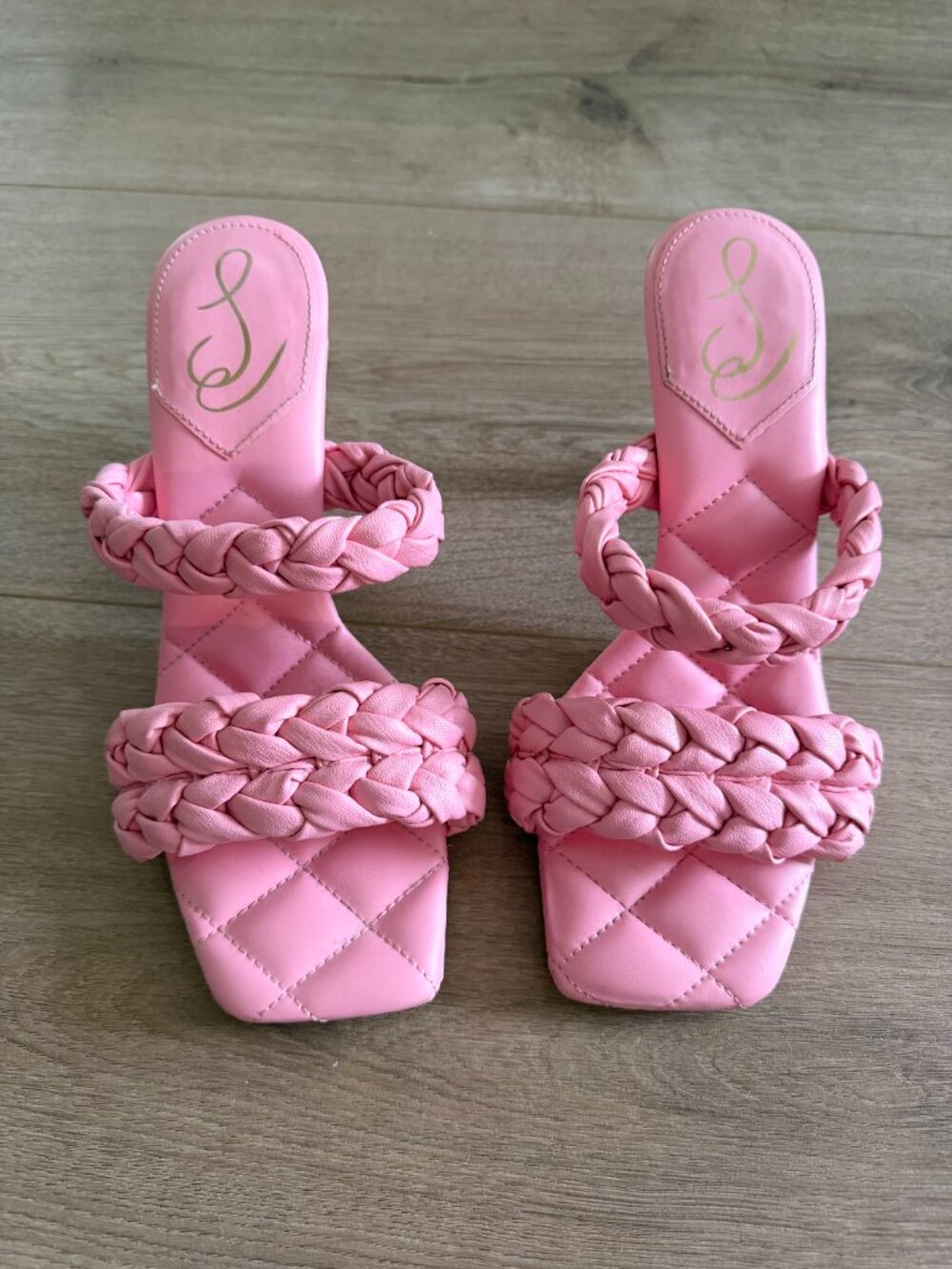 Pink Sam Edelman Strappy Heels